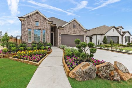 New construction Single-Family house 21915 Woodland Hawthorn Ln, Cypress, TX 77433 Oakley - 45' Lot- photo 0