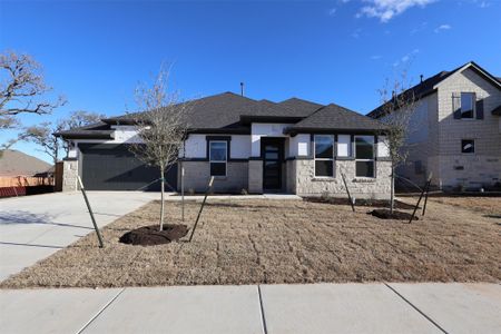 New construction Single-Family house 1208 White Daisy Ln, Georgetown, TX 78628 Nolan - Classic Series- photo 1 1