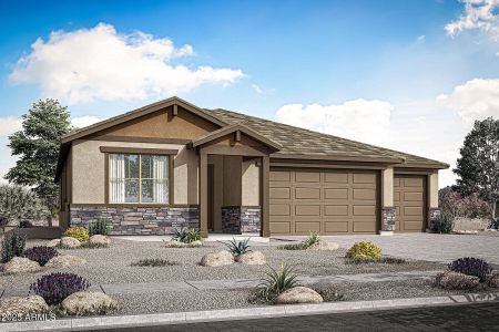 New construction Single-Family house 14857 W Lariat Ln, Surprise, AZ 85387 plan Blush - image