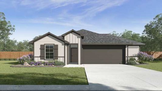 New construction Single-Family house 193 Balmorehea St, Kyle, TX 78640 plan The Easton - image