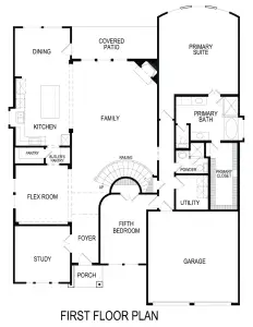 New construction Single-Family house 12554 Beaver Creek Rd, Frisco, TX 75035 plan Remington 2F (w/Media) - image