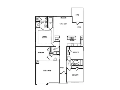 New construction Single-Family house 360 Crimson Feather Dr, Jefferson, GA 30549 plan The Saxton - image