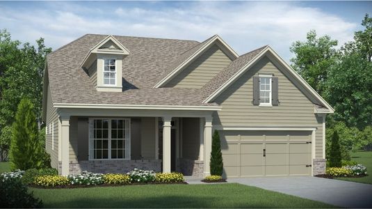 New construction Single-Family house 155 Hickory Bluffs Pkwy, Canton, GA 30114 Brunswick- photo 0