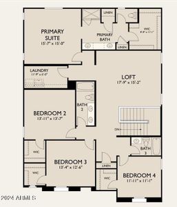 Lot 292 Daisy Floorplan 2nd floor