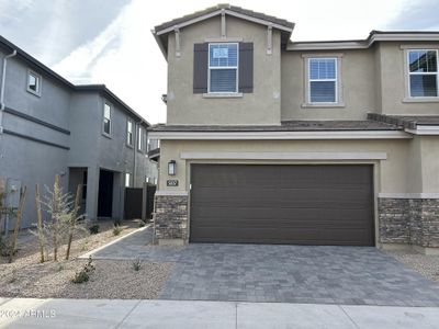 New construction Townhouse house 5837 E Ringtail Way, Phoenix, AZ 85054 Hartford- photo 0