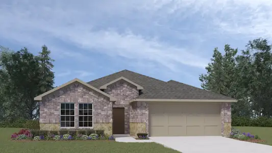 New construction Single-Family house 510 Shaw Creek Blvd, Ferris, TX 75125 plan X40E Elgin - image