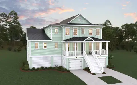 New construction Single-Family house 2004 Kings River Trl, Hollywood, SC 29449 plan Rutledge - Single Family Homes - image