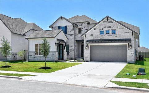 New construction Single-Family house 109 Lucero Xing, Liberty Hill, TX 78642 The Rowan III- photo 1 1