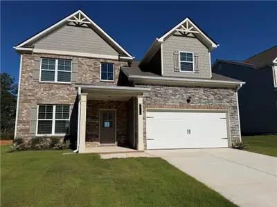 New construction Single-Family house 8136 Pine Ridge Rd, South Fulton, GA 30213 plan Colehill - image