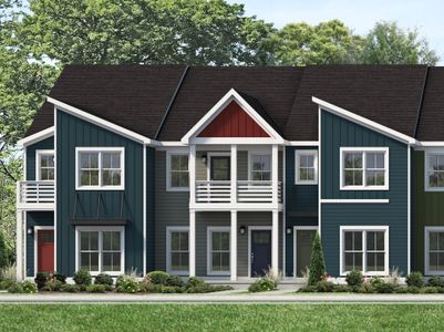 New construction Single-Family house 1890 Cotton Wy, Chattanooga, TN 37404 plan Fontaine Townhome - image