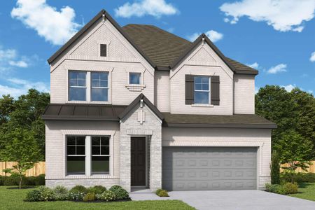 New construction Single-Family house 123 Magnolia Beech St, Hutto, TX 78634 plan The Henderson - image