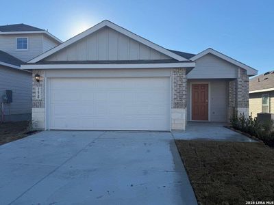 New construction Single-Family house 1620 Agave Cellar, New Braunfels, TX 78130 plan The Uma - image