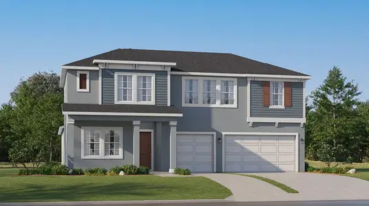 New construction Single-Family house 1615 Broward Dr, Zephyrhills, FL 33541 plan Rainer - image