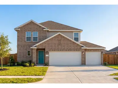 New construction Single-Family house 602 San Marcos Trl, Dayton, TX 77535 plan The Tierra A with 3-Car Garage - image
