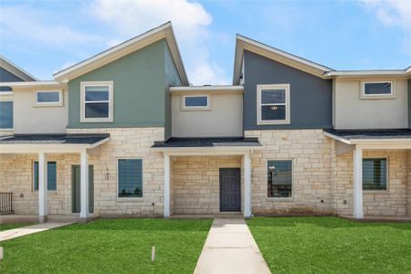 New construction Townhouse house 500 Municipal Dr, Unit 103, Leander, TX 78641 Pei- photo 0