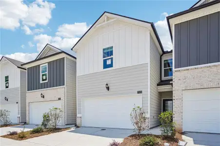 New construction Townhouse house 7838 Marie Wy, Fairburn, GA 30213 plan Jewel - image