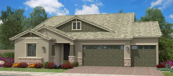 New construction  house 3029 W Sherman Rd, San Tan Valley, AZ 85142 plan Harris Beach Super Garage w/Loft - image