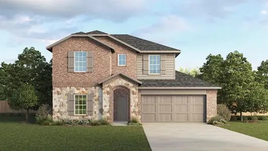 New construction Single-Family house 7025 Thunder Dove Ct, Garland, TX 75043 plan H232 Tangerine - image