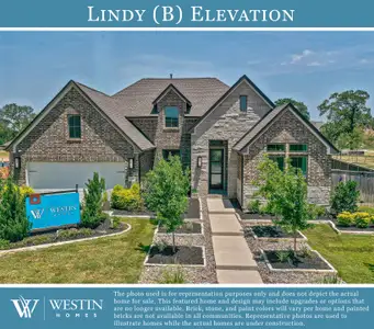 New construction Single-Family house 117 Meadow Beauty Ln, Georgetown, TX 78633 plan The Lindy - image