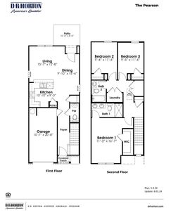New construction Single-Family house 196 Bayou Lp, Surfside Beach, SC 29575 plan PEARSON TH - image