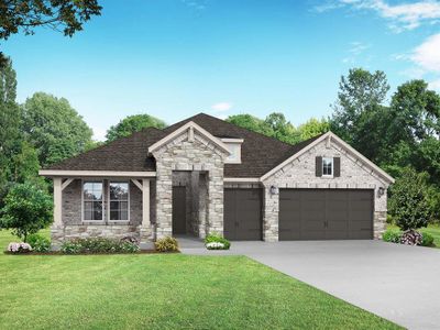 New construction Single-Family house 1730 Tioga View Drive, Rosharon, TX 77583 The George C- photo 0