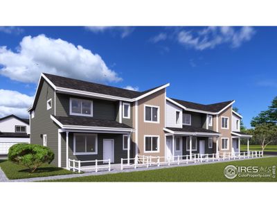 New construction Townhouse house 500 S Denver Ave, Unit 7A, Fort Lupton, CO 80621 plan Redcliff - image