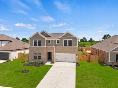 New construction Single-Family house 6722 Pebble Bluff Ct, Cove, TX 77523 - image