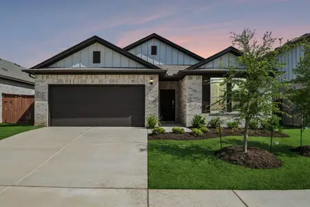 New construction Single-Family house 2428 Ambling Trl, Georgetown, TX 78628 plan Oaks 1937 - image