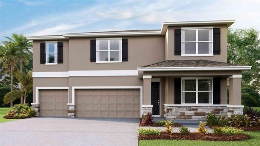 New construction Single-Family house 33670 Darley Dale Trl, Wesley Chapel, FL 33545 null- photo 0