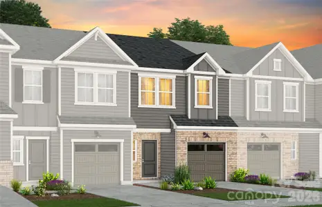 New construction Townhouse house 12008 Oak St, Charlotte, NC 28269 - image