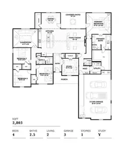 New construction Single-Family house 117 Aiden Dr, Waxahachie, TX 75165 plan Hillside - image 2