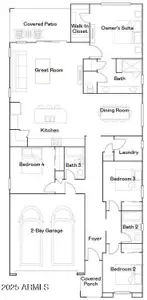 New construction Single-Family house 36545 W Maddaloni Ave, Maricopa, AZ 85138 plan Ironwood Plan 3518 - image