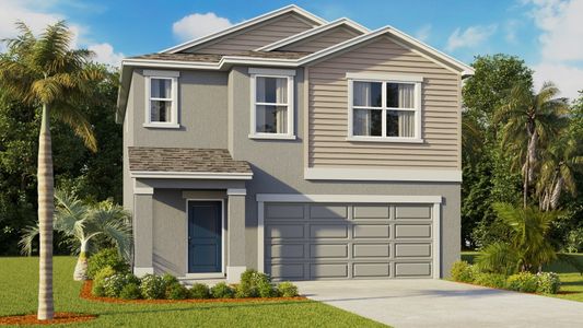 New construction Single-Family house 2412 Sterling Forest Ct, Wesley Chapel, FL 33543 plan Crestview - image