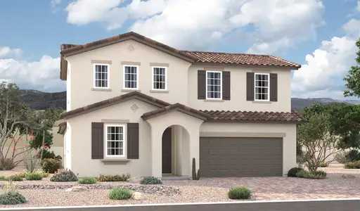 New construction Single-Family house 5030 W Chuck Box Rd, Laveen, AZ 85339 plan Elderberry - image