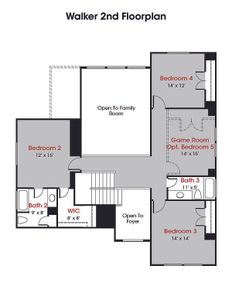 New construction Single-Family house 9723 Rambling Rose Wy, Willis, TX 77378 plan Walker - image