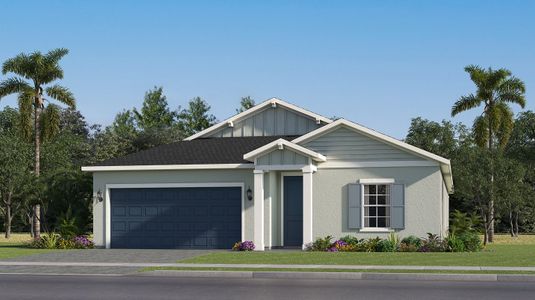 New construction Single-Family house 3226 Spanish Cedar Pl, Fort Pierce, FL 34946 plan Franklin - image