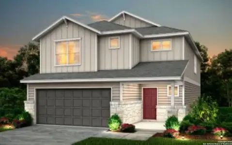 New construction Single-Family house 4052 Bermuda Ln, Seguin, TX 78155 plan Monroe - image