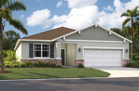 New construction Single-Family house 1207 Normandy Dr, Haines City, FL 33844 plan The Seaton - image