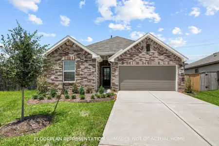 New construction Single-Family house 3407 Silvery Bryum Dr, Rosenberg, TX 77471 plan Dawson - Smart Series - image