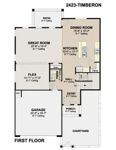 New construction Single-Family house 13312 Emerald Water Ct, El Paso, TX 79928 plan Timberon I - image 5
