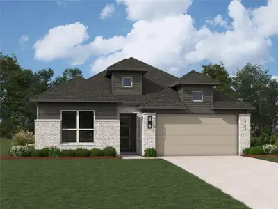 New construction Single-Family house 3713 Hickory St, Sherman, TX 75092 plan Monet - image