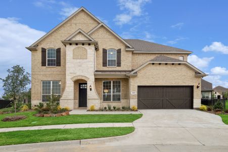 New construction Single-Family house 1905 Scenic Heights Ln, Georgetown, TX 78628 Classic Series - Brown- photo 0