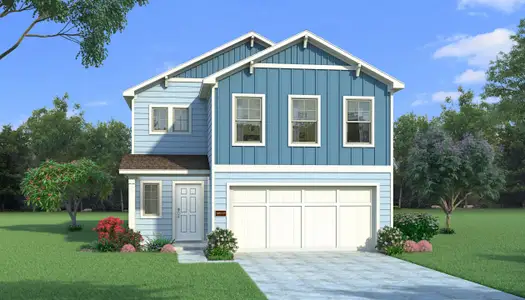 New construction Single-Family house 7823 Canyon Cv, San Antonio, TX 78244 Montgomery P- photo 0