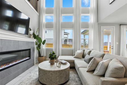 New construction Single-Family house 19104 Ariel Elena Wy, Pflugerville, TX 78660 plan Bennington 2434 S 3CG - image 11