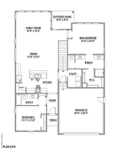 Plan C416 1st Floor