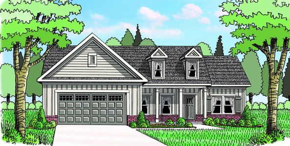 New construction Single-Family house 90 Fairwinds Dr, Covington, GA 30016 plan (GA)The Ava | Front Entry - image