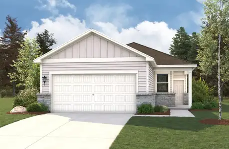 New construction Single-Family house 144 Hornet St, Elgin, TX 78621 plan Cedar - image