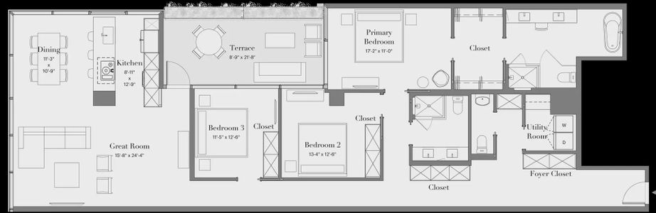 New construction Condo house 7230 E Mayo Blvd, Scottsdale, AZ 85255 plan 3B-06 - image