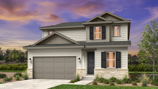 New construction Single-Family house 28430 E 4Th Pl, Aurora, CO 80018 plan Estes - image