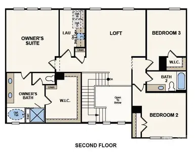 New construction Single-Family house 1350 Coppergate Dr, Salisbury, NC 28147 plan Daffodil - image